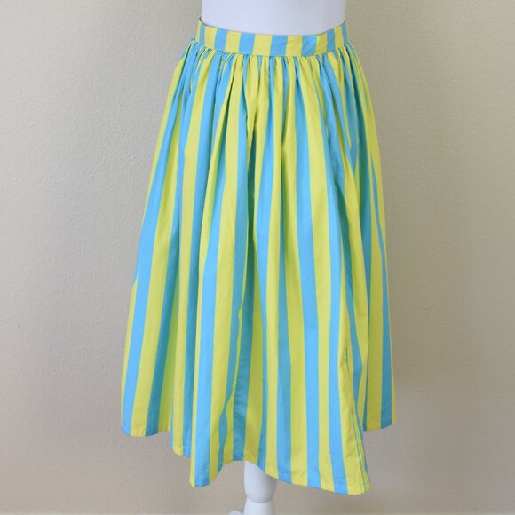 Magnolia Park Stripe A-Line Stripe Skirt - S - Picture 6 of 9